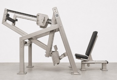 Aparelho Leg Press de Inox com Peso Seletor